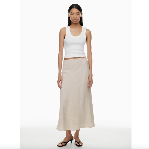 Babaton - Slip Linen Maxi Skirt (NWOT) - Picture 2 of 4